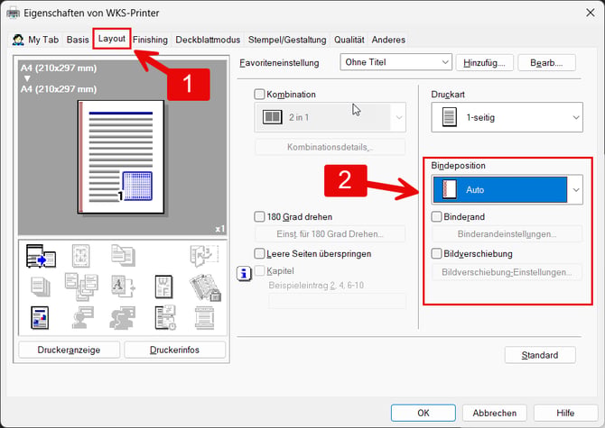 Layout-Tab_Bindeposition
